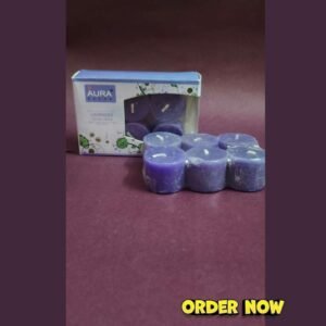 Lavender Fragrance Votive Candle (Set Of 6) Diwali Decoration