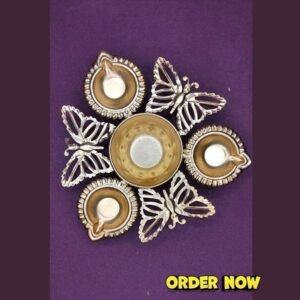 Small Size Butterfly Design Urli (6.4 Inch) diwali decoration