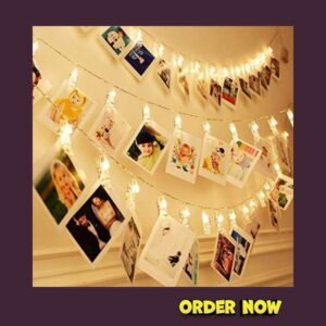 Clip Photo Holder String Light (14L) birthday decoration
