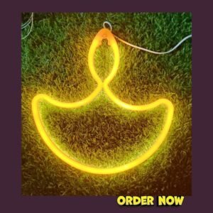 Neon Diya Light (Size: 12 Inch) Diwali Decoration lighting