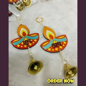Pair of Diya Subh Labh Hanging (1 Pair) Diwali Decoration